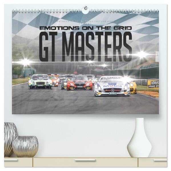 EMOTIONS ON THE GRID - GT Masters (hochwertiger Premium Wandkalender 2026 DIN A2 quer) Kunstdruck in Hochglanz