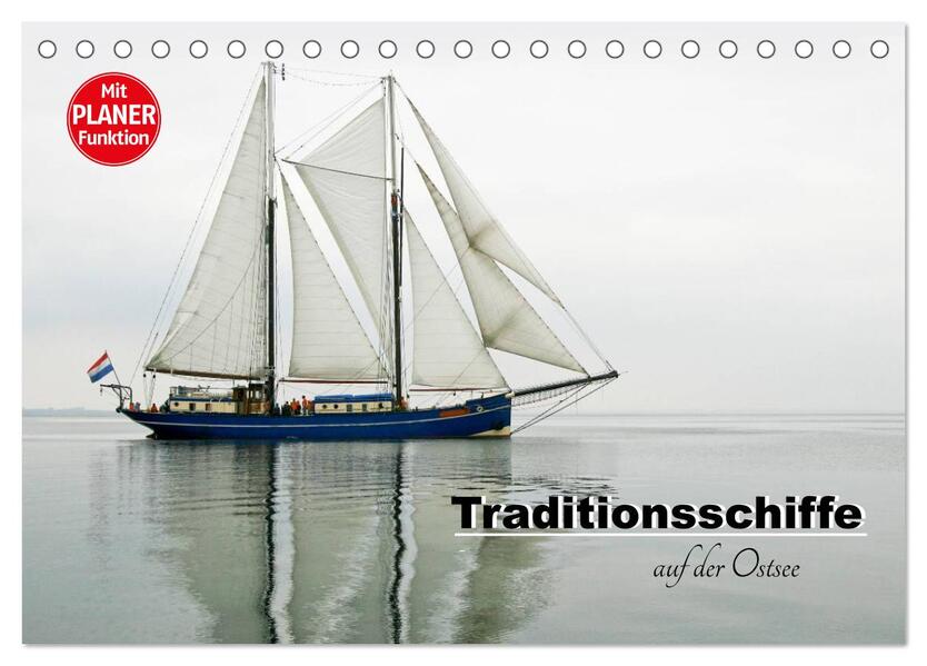 Traditionsschiffe auf der Ostsee (Tischkalender 2026 DIN A5 quer) CALVENDO Monatskalender