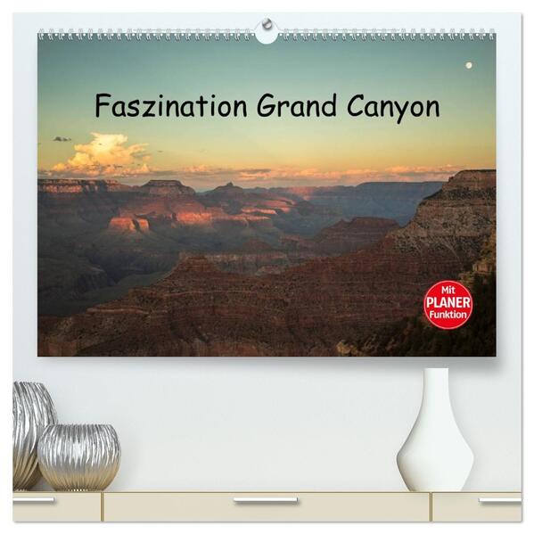 Faszination Grand Canyon (hochwertiger Premium Wandkalender 2026 DIN A2 quer) Kunstdruck in Hochglanz