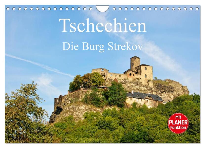 Tschechien - Die Burg Strekov (Wandkalender 2026 DIN A4 quer) CALVENDO Monatskalender