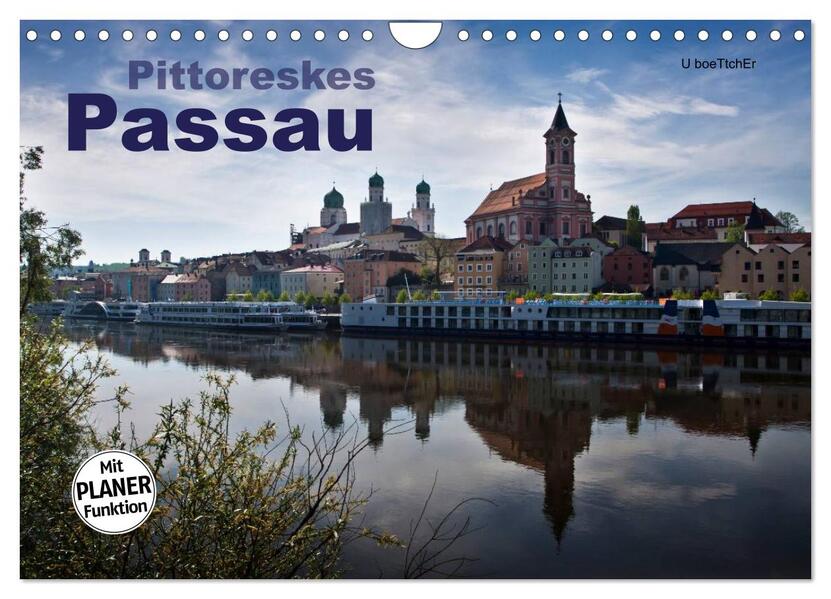 Pittoreskes Passau (Wandkalender 2026 DIN A4 quer) CALVENDO Monatskalender