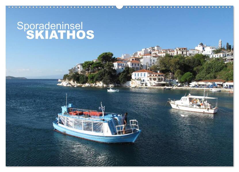 Sporadeninsel Skiathos (Wandkalender 2026 DIN A2 quer) CALVENDO Monatskalender