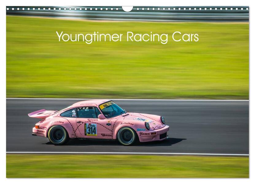 Youngtimer Racing Cars (Wandkalender 2026 DIN A3 quer) CALVENDO Monatskalender