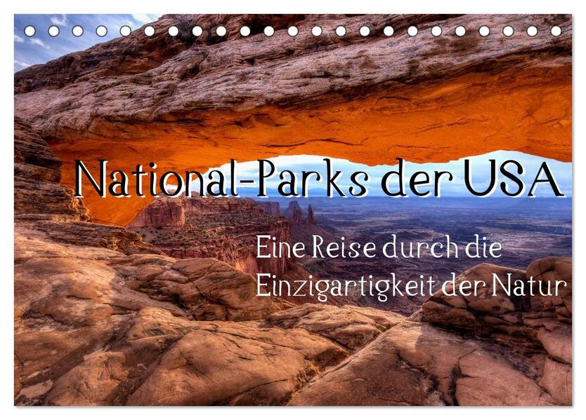 National-Parks der USA (Tischkalender 2026 DIN A5 quer) CALVENDO Monatskalender