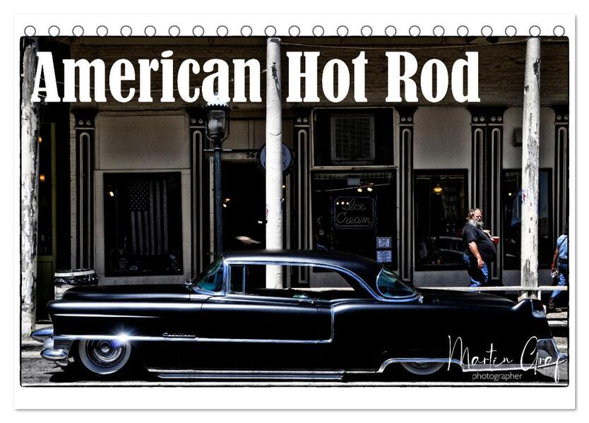 American Hot Rod (Tischkalender 2026 DIN A5 quer) CALVENDO Monatskalender