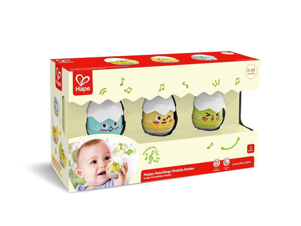 Hape - Lustige Wackelküken-Rasseln