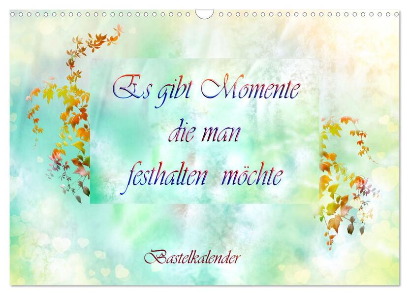 Es gibt Momente die man festhalten möchte (Wandkalender 2026 DIN A3 quer) CALVENDO Monatskalender