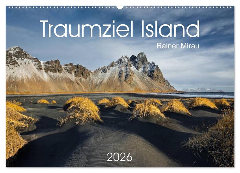 Traumziel Island 2026 (Wandkalender 2026 DIN A2 quer) CALVENDO Monatskalender