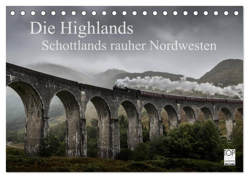 Die Highlands - Schottlands rauher Nordwesten (Tischkalender 2026 DIN A5 quer) CALVENDO Monatskalender