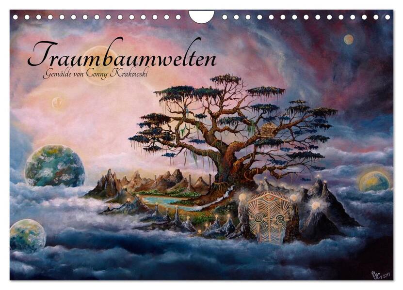 Traumbaumwelten - Gemälde von Conny Krakowski (Wandkalender 2026 DIN A4 quer) CALVENDO Monatskalender