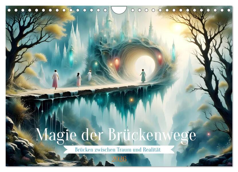 Magie der Brückenwege - Brücken zwischen Traum und Realität (Wandkalender 2026 DIN A4 quer) CALVENDO Monatskalender