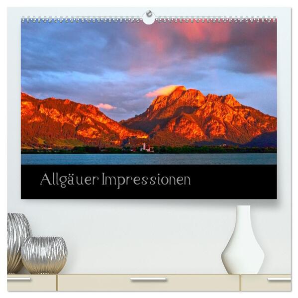 Allgäuer Impressionen (hochwertiger Premium Wandkalender 2026 DIN A2 quer) Kunstdruck in Hochglanz