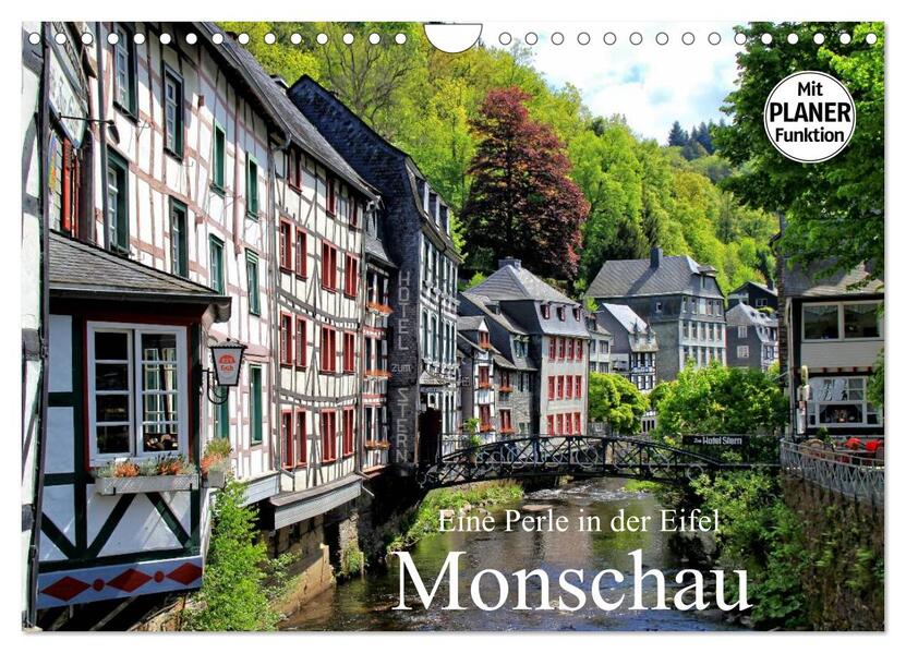Eine Perle in der Eifel - Monschau (Wandkalender 2026 DIN A4 quer) CALVENDO Monatskalender
