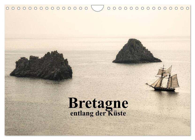 Bretagne entlang der Küste (Wandkalender 2026 DIN A4 quer) CALVENDO Monatskalender