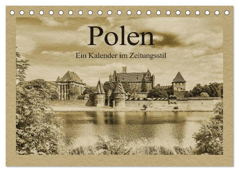 Polen - Ein Kalender im Zeitungsstil (Tischkalender 2026 DIN A5 quer) CALVENDO Monatskalender