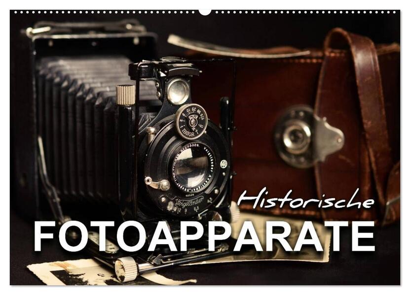 Historische Fotoapparate (Wandkalender 2026 DIN A2 quer) CALVENDO Monatskalender