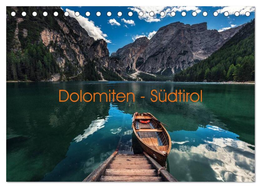 Dolomiten - Südtirol (Tischkalender 2026 DIN A5 quer) CALVENDO Monatskalender