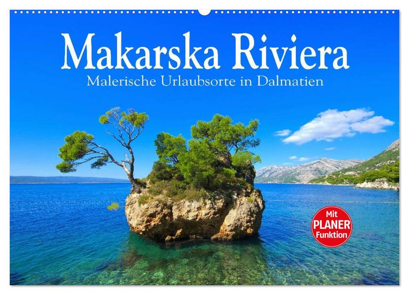 Makarska Riviera - Malerische Urlaubsorte in Dalmatien (Wandkalender 2026 DIN A2 quer) CALVENDO Monatskalender