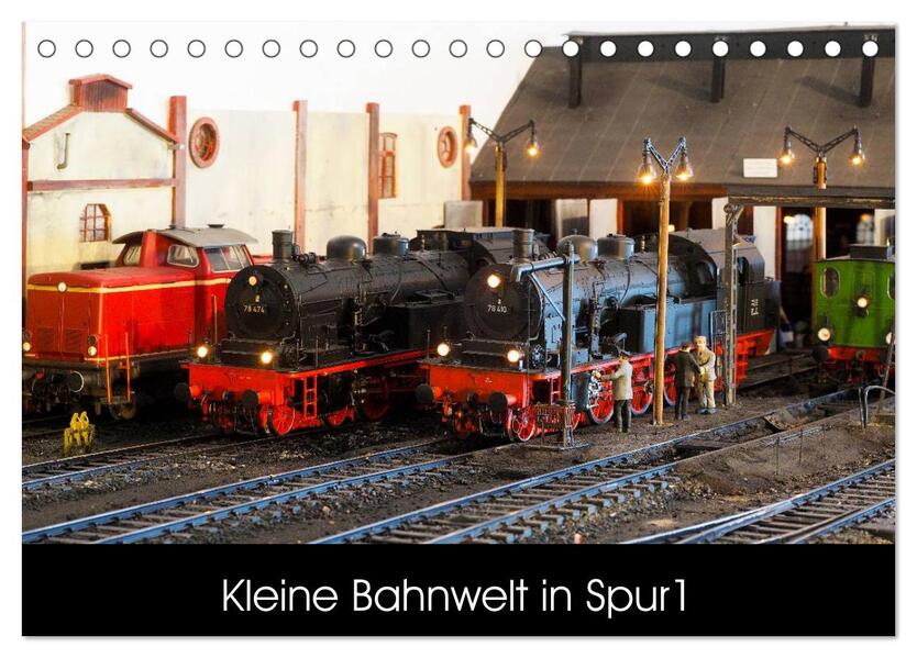 Kleine Bahnwelt in Spur 1 (Tischkalender 2026 DIN A5 quer) CALVENDO Monatskalender