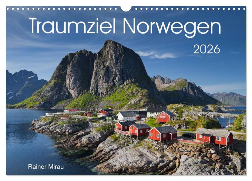 Traumziel Norwegen 2026 (Wandkalender 2026 DIN A3 quer) CALVENDO Monatskalender