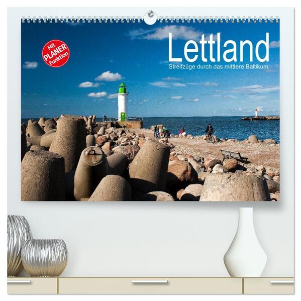 Lettland - Streifzüge durch das mittlere Baltikum (hochwertiger Premium Wandkalender 2026 DIN A2 quer) Kunstdruck in Hochglanz