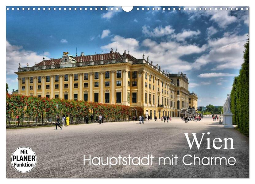 Wien - Haupstadt mit Charme (Wandkalender 2026 DIN A3 quer) CALVENDO Monatskalender