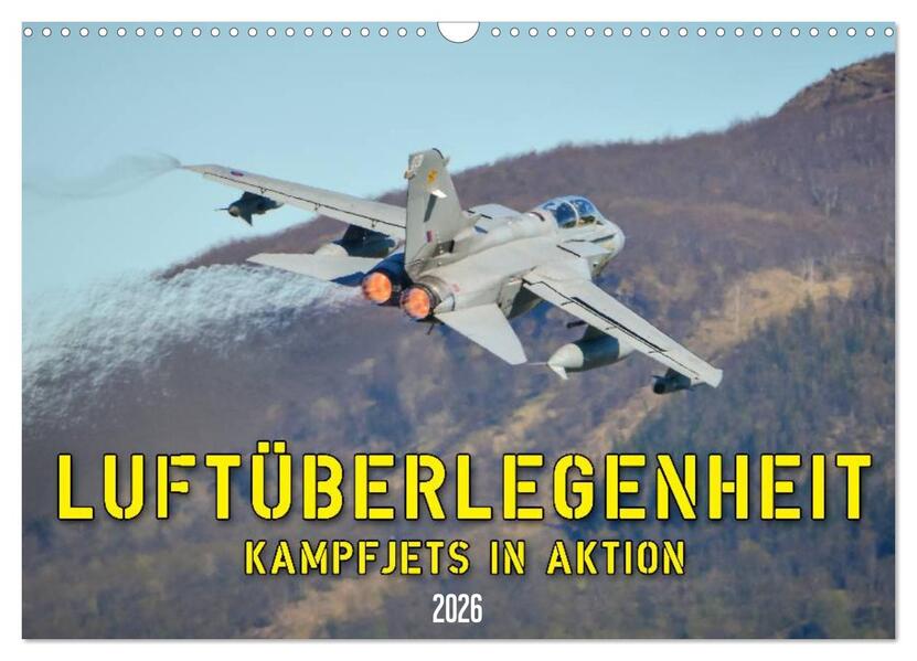 Luftüberlegenheit - Kampfjets in Aktion (Wandkalender 2026 DIN A3 quer) CALVENDO Monatskalender