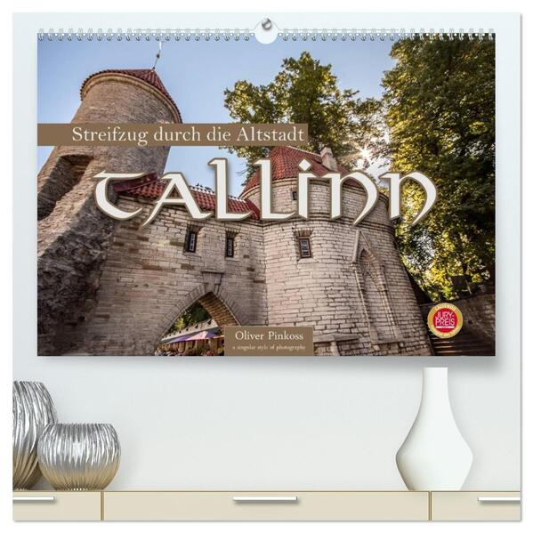 Tallinn - Streifzug durch die Altstadt (hochwertiger Premium Wandkalender 2026 DIN A2 quer) Kunstdruck in Hochglanz