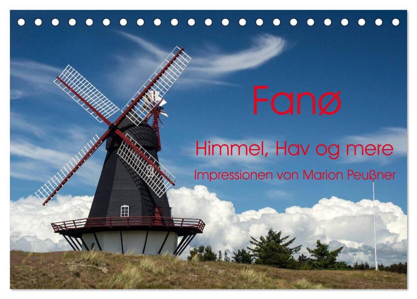 Fanø - Himmel Hav og mere (Tischkalender 2026 DIN A5 quer) CALVENDO Monatskalender