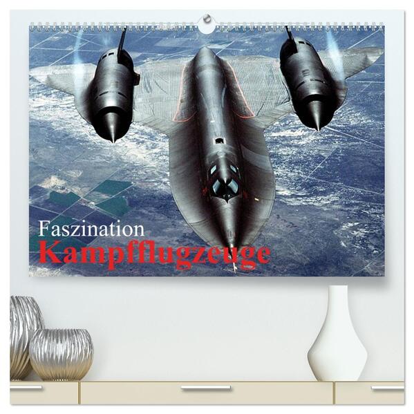 Faszination Kampfflugzeuge (hochwertiger Premium Wandkalender 2026 DIN A2 quer) Kunstdruck in Hochglanz