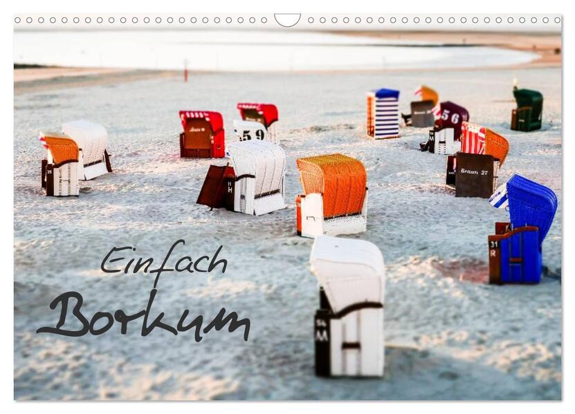 Einfach Borkum (Wandkalender 2026 DIN A3 quer) CALVENDO Monatskalender