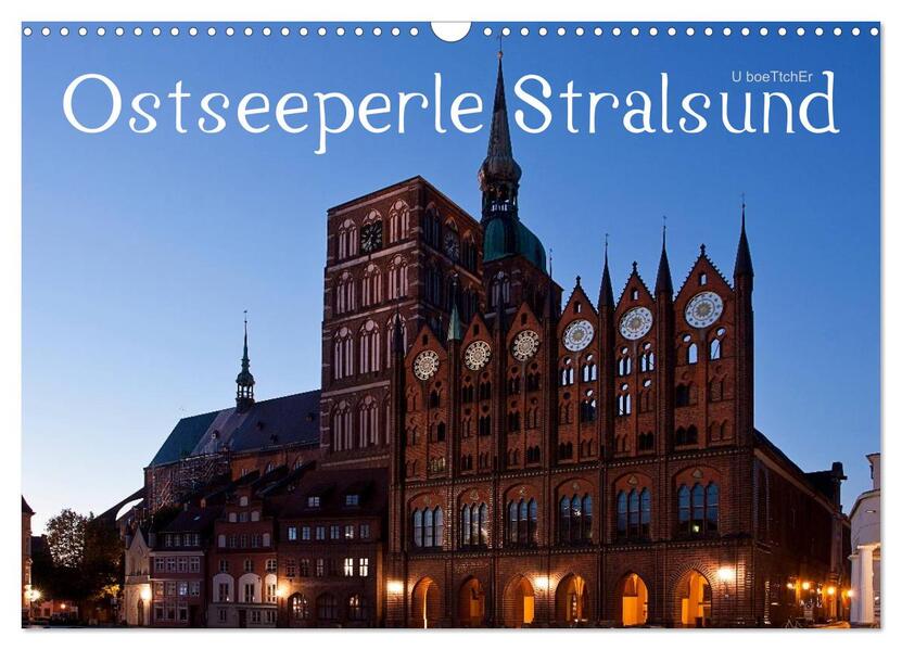 Ostseeperle Stralsund (Wandkalender 2026 DIN A3 quer) CALVENDO Monatskalender