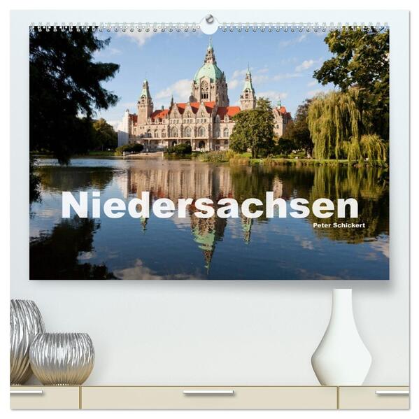 Niedersachsen (hochwertiger Premium Wandkalender 2026 DIN A2 quer) Kunstdruck in Hochglanz