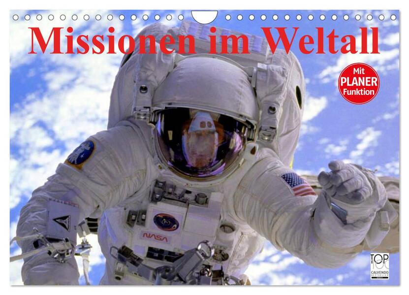 Missionen im Weltall (Wandkalender 2026 DIN A4 quer) CALVENDO Monatskalender