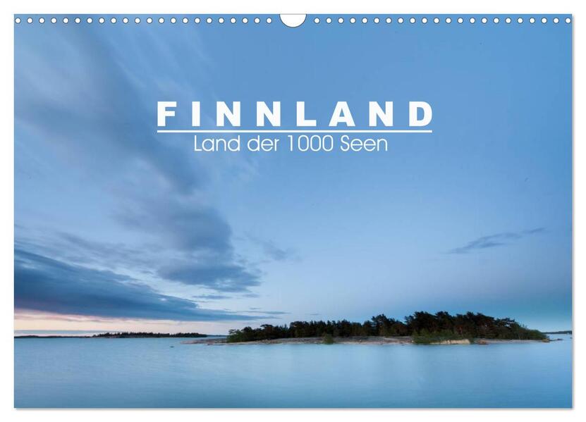 Finnland: Land der 1000 Seen (Wandkalender 2026 DIN A3 quer) CALVENDO Monatskalender
