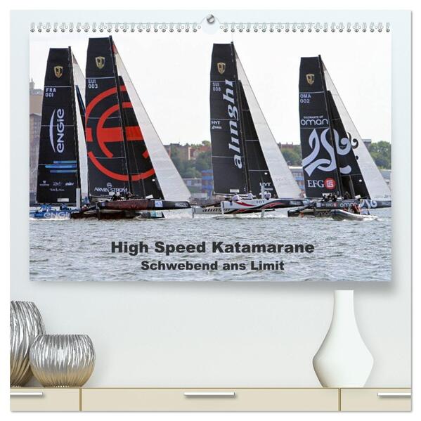High Speed Katamarane - Schwebend ans Limit (hochwertiger Premium Wandkalender 2026 DIN A2 quer) Kunstdruck in Hochglanz