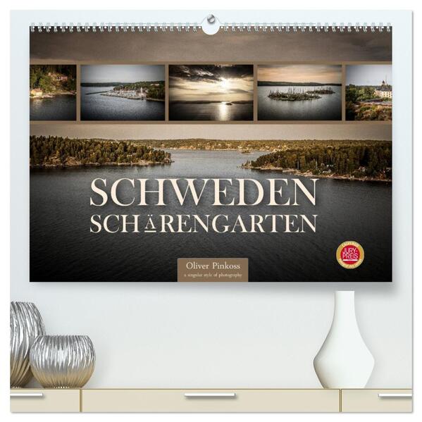 Schweden Schärengarten (hochwertiger Premium Wandkalender 2026 DIN A2 quer) Kunstdruck in Hochglanz