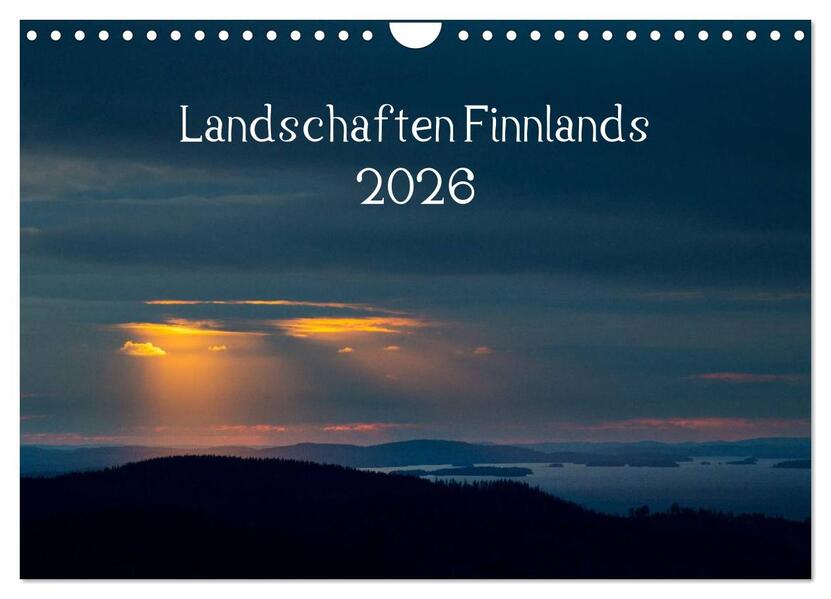 Landschaften Finnlands (Wandkalender 2026 DIN A4 quer) CALVENDO Monatskalender