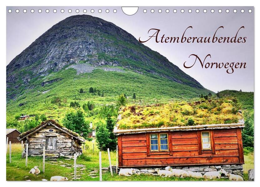 Atemberaubendes Norwegen (Wandkalender 2026 DIN A4 quer) CALVENDO Monatskalender