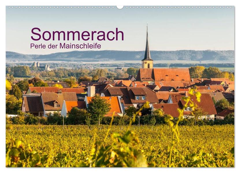 Sommerach - Perle der Mainschleife (Wandkalender 2026 DIN A2 quer) CALVENDO Monatskalender