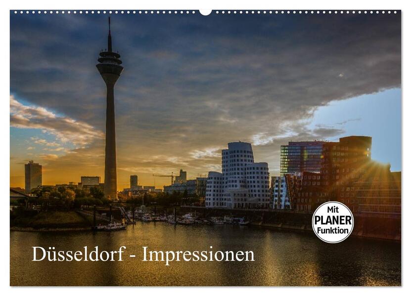 Düsseldorf - Impressionen (Wandkalender 2026 DIN A2 quer) CALVENDO Monatskalender