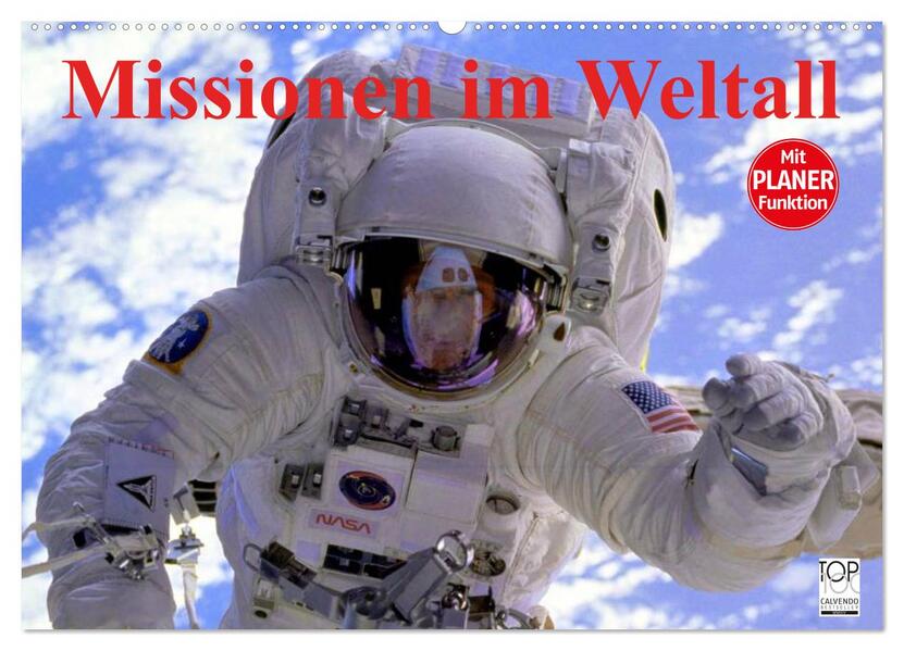 Missionen im Weltall (Wandkalender 2026 DIN A2 quer) CALVENDO Monatskalender