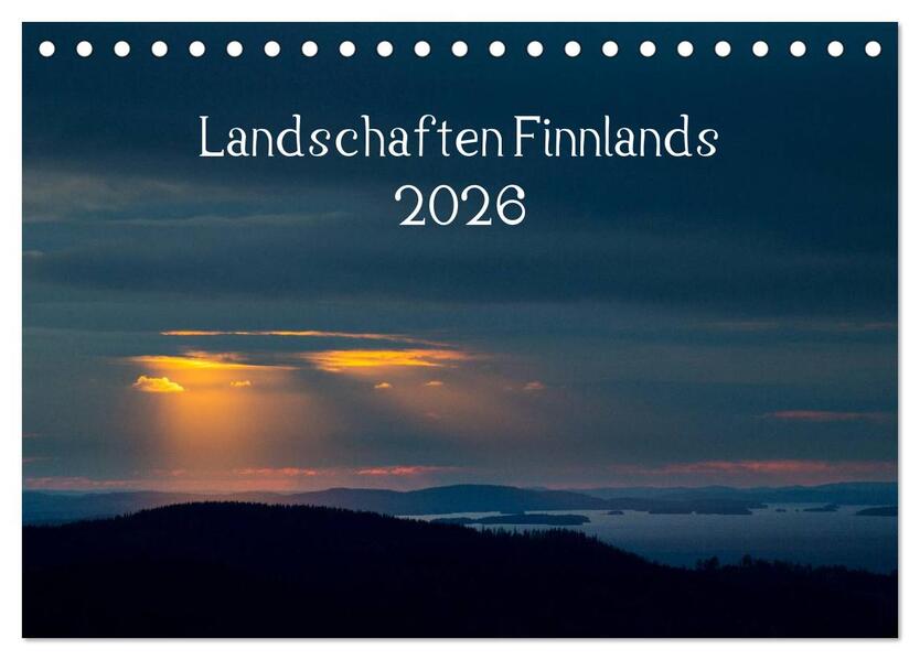 Landschaften Finnlands (Tischkalender 2026 DIN A5 quer) CALVENDO Monatskalender
