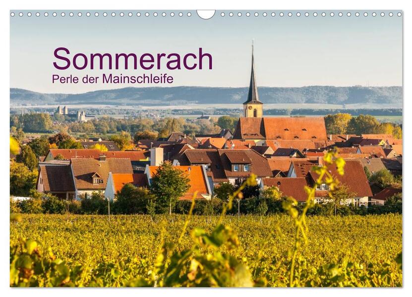 Sommerach - Perle der Mainschleife (Wandkalender 2026 DIN A3 quer) CALVENDO Monatskalender