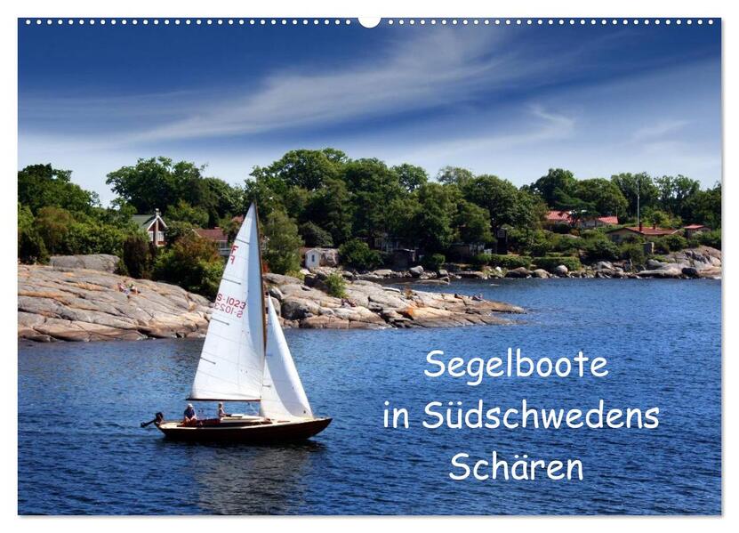 Segelboote in Südschwedens Schären (Wandkalender 2026 DIN A2 quer) CALVENDO Monatskalender