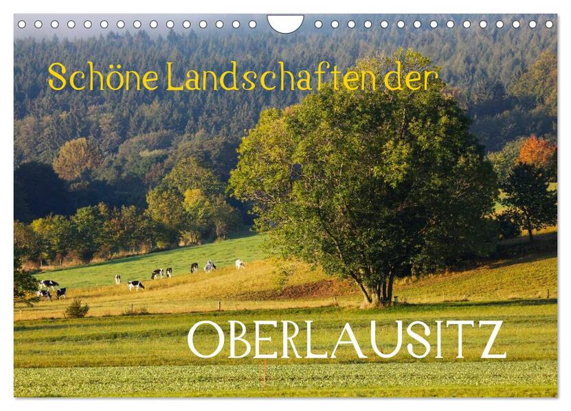 Schöne Landschaften der Oberlausitz (Wandkalender 2026 DIN A4 quer) CALVENDO Monatskalender