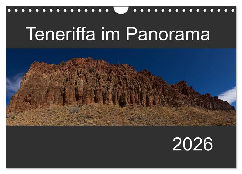 Teneriffa im Panorama (Wandkalender 2026 DIN A4 quer) CALVENDO Monatskalender