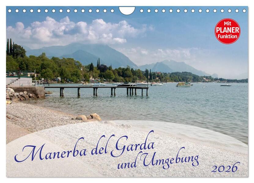 Gardasee - Manerba del Garda (Wandkalender 2026 DIN A4 quer) CALVENDO Monatskalender