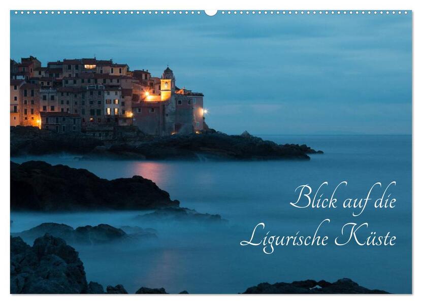 Blick auf die Ligurische Küste (Wandkalender 2026 DIN A2 quer) CALVENDO Monatskalender