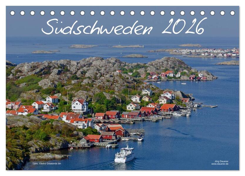 Südschweden (Tischkalender 2026 DIN A5 quer) CALVENDO Monatskalender